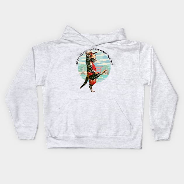 Surely Not Everyone was KungFu fighting? Kids Hoodie by PersianFMts